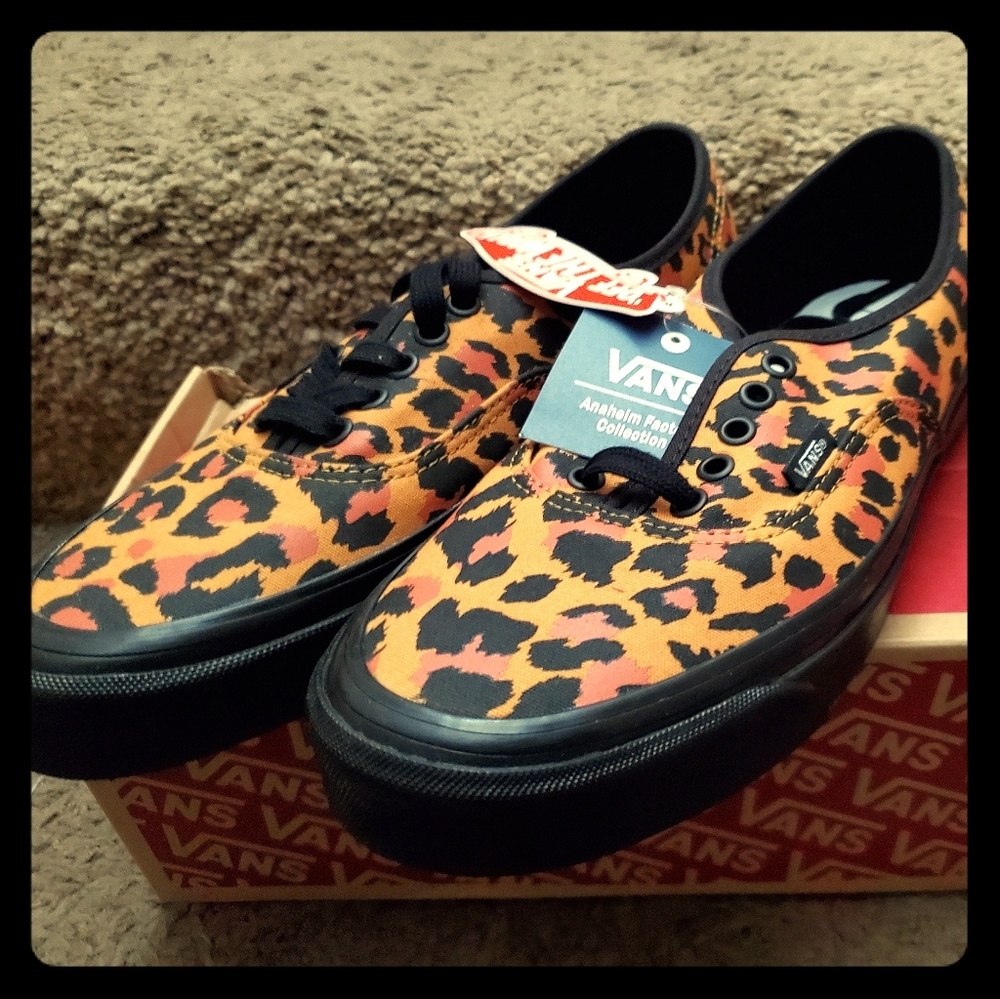Leopard Van's Sneakers